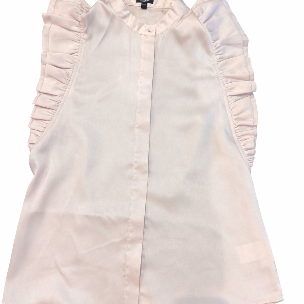 Express Girls' Light Pink Ruffle-Sleeve Camisole